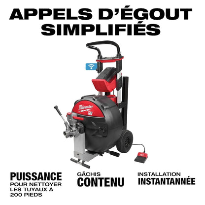 Milwaukee MXF500-1CP Tool MX FUEL Lithium-Ion Cordless Sewer Drum Machine with Battery