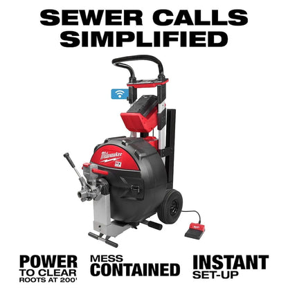 Milwaukee MXF500-1CP Tool MX FUEL Lithium-Ion Cordless Sewer Drum Machine with Battery
