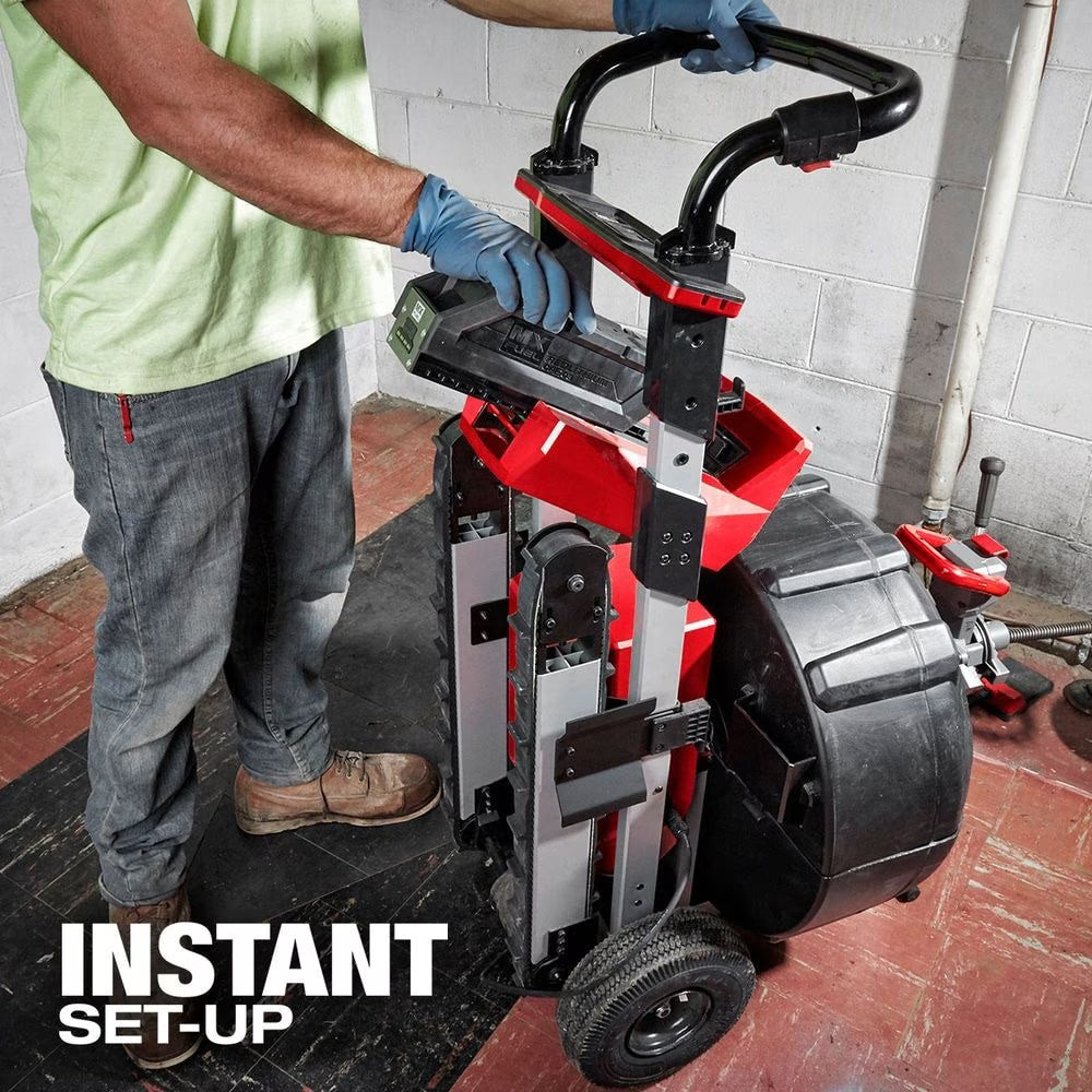 Milwaukee MXF500-1CP Tool MX FUEL Lithium-Ion Cordless Sewer Drum Machine with Battery