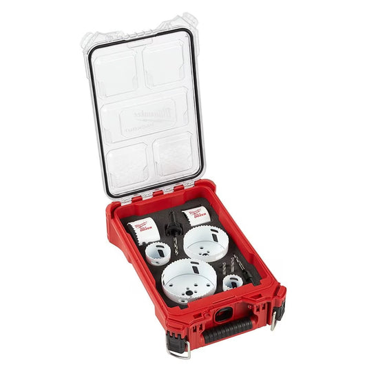 Milwaukee 49-22-5607 Tool HOLE DOZER Bi-Metal Hole Saw Kit with PACKOUT Compact Organizer (10-Piece)