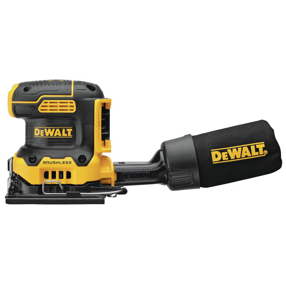 DEWALT DCW200B 20V MAX XR Cordless Brushless 1/4 Sheet Variable Speed Sander (Tool-Only)