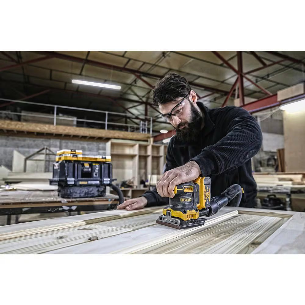 DEWALT DCW200B 20V MAX XR Cordless Brushless 1/4 Sheet Variable Speed Sander (Tool-Only)