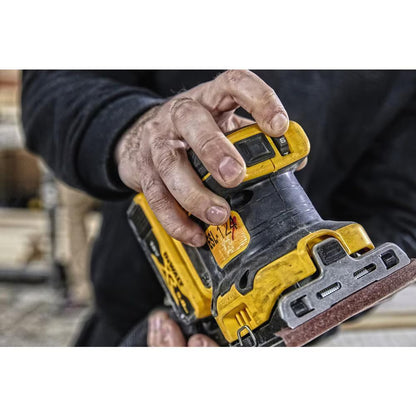DEWALT DCW200B 20V MAX XR Cordless Brushless 1/4 Sheet Variable Speed Sander (Tool-Only)
