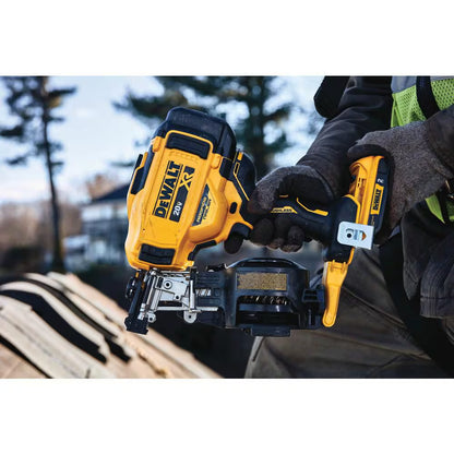 DEWALT DCN45RNB 20V MAX XR Lithium-Ion Cordless Brushless 15-Degree Roofing Nailer (Tool-Only)