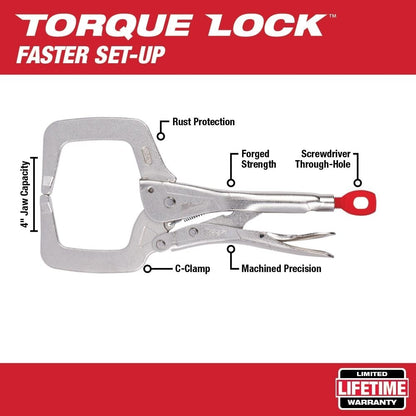 Milwaukee 48-22-3695 Tool Torque Lock Locking Pliers Kit (5-Piece)