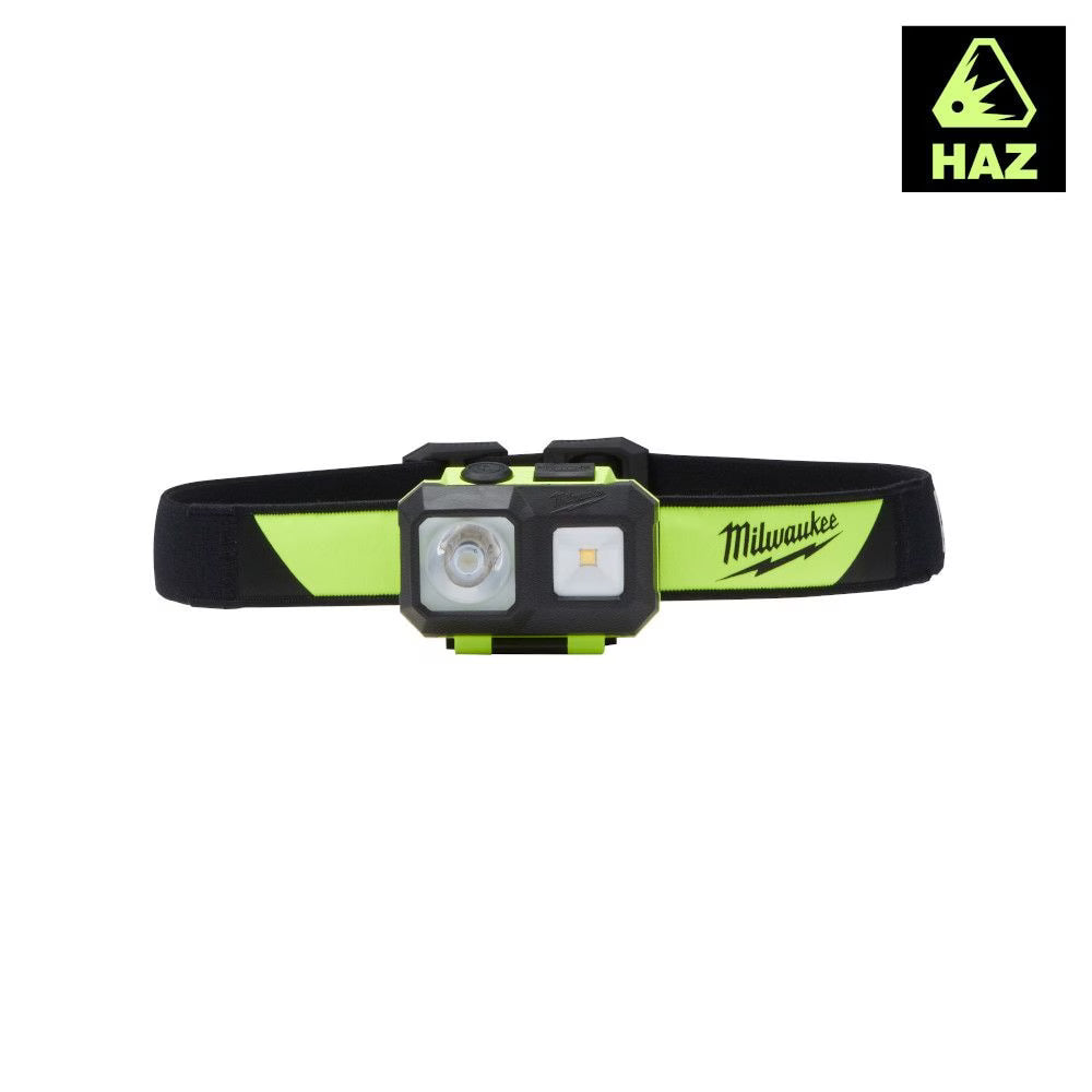Milwaukee 2004-HZL Tool 310 Lumens LED Intrinsically Safe Spot/Flood Headlamp with Batteries