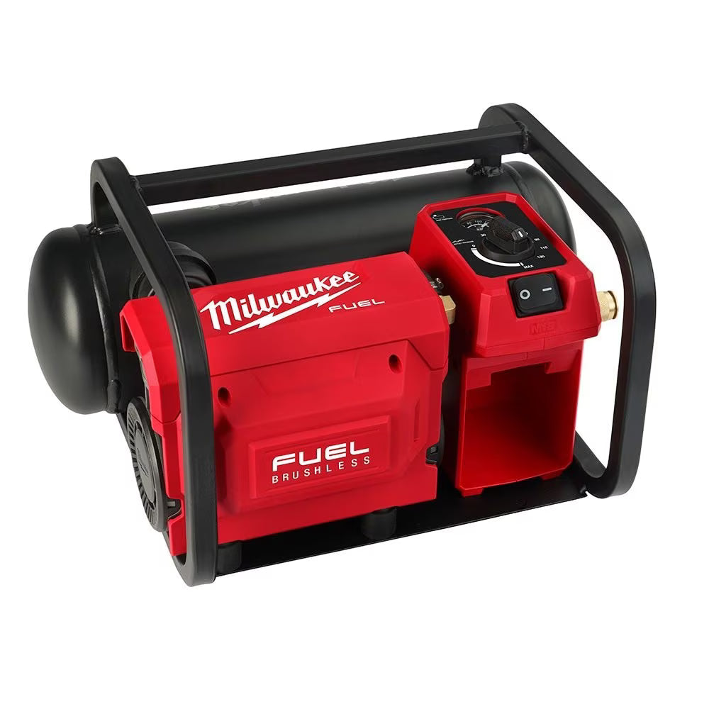 Milwaukee 2840-20 Tool M18 FUEL 18-Volt Lithium-Ion Brushless Cordless 2 Gallon Electric Compact Quiet Compressor (Tool Only)