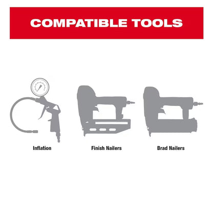 Milwaukee 2840-20 Tool M18 FUEL 18-Volt Lithium-Ion Brushless Cordless 2 Gallon Electric Compact Quiet Compressor (Tool Only)