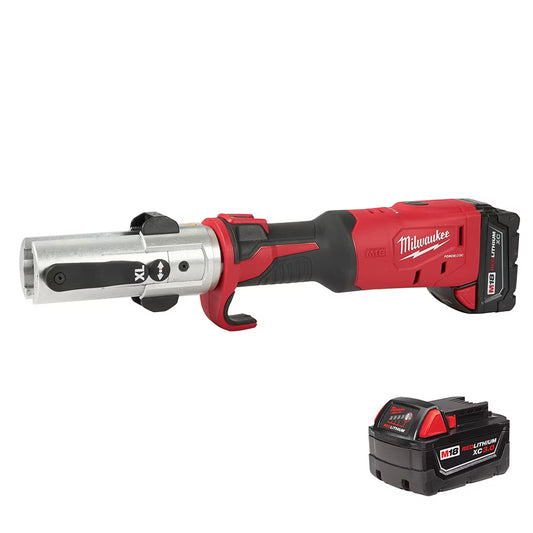 Milwaukee M18 FORCE LOGIC Long Throw Press Tool Kit – 18V, 2 × 3.0Ah Batteries