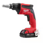 Milwaukee 2866-22CTP Tool M18 FUEL 18-Volt Lithium-Ion Brushless Cordless Drywall Screw Gun Compact Kit with M18 Cutout Tool
