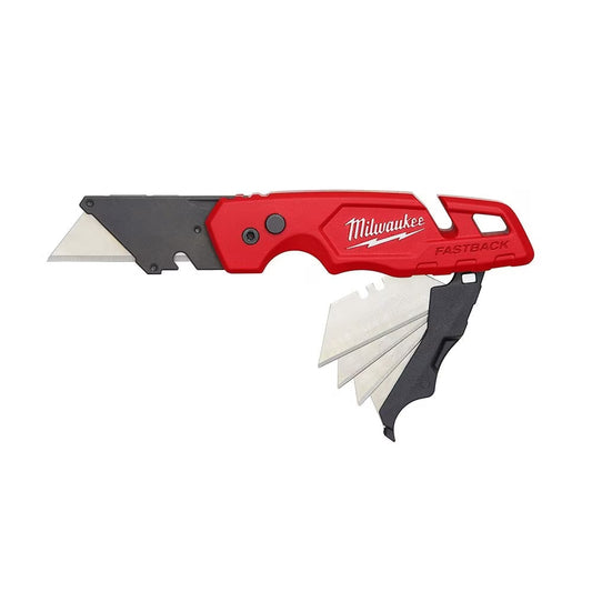 Milwaukee 48-22-1502 Tool FASTBACK Folding Utility Knife with Blade Storage and General Purpose Blade