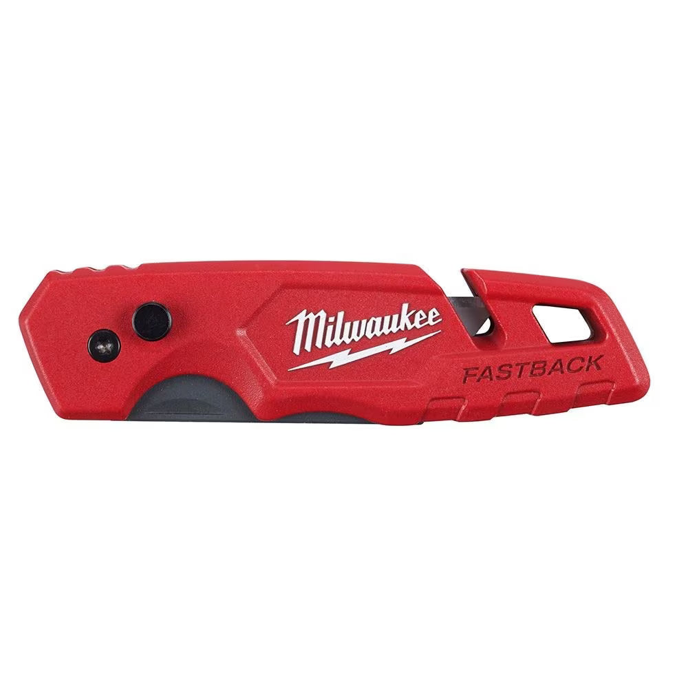 Milwaukee 48-22-1502 Tool FASTBACK Folding Utility Knife with Blade Storage and General Purpose Blade