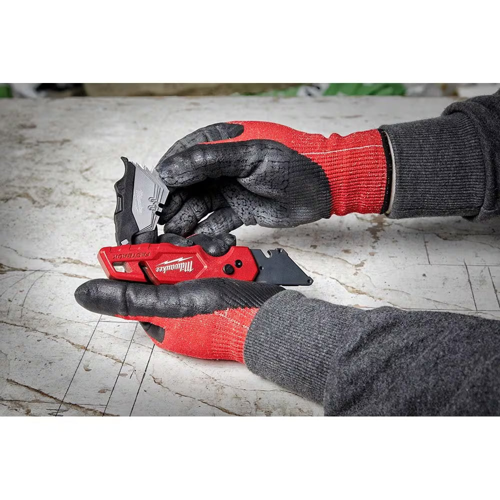 Milwaukee 48-22-1502 Tool FASTBACK Folding Utility Knife with Blade Storage and General Purpose Blade