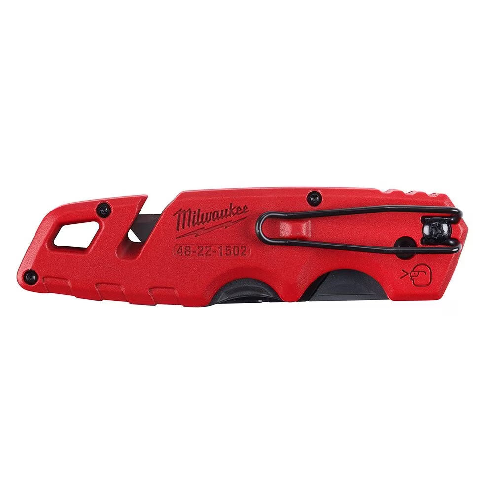 Milwaukee 48-22-1502 Tool FASTBACK Folding Utility Knife with Blade Storage and General Purpose Blade