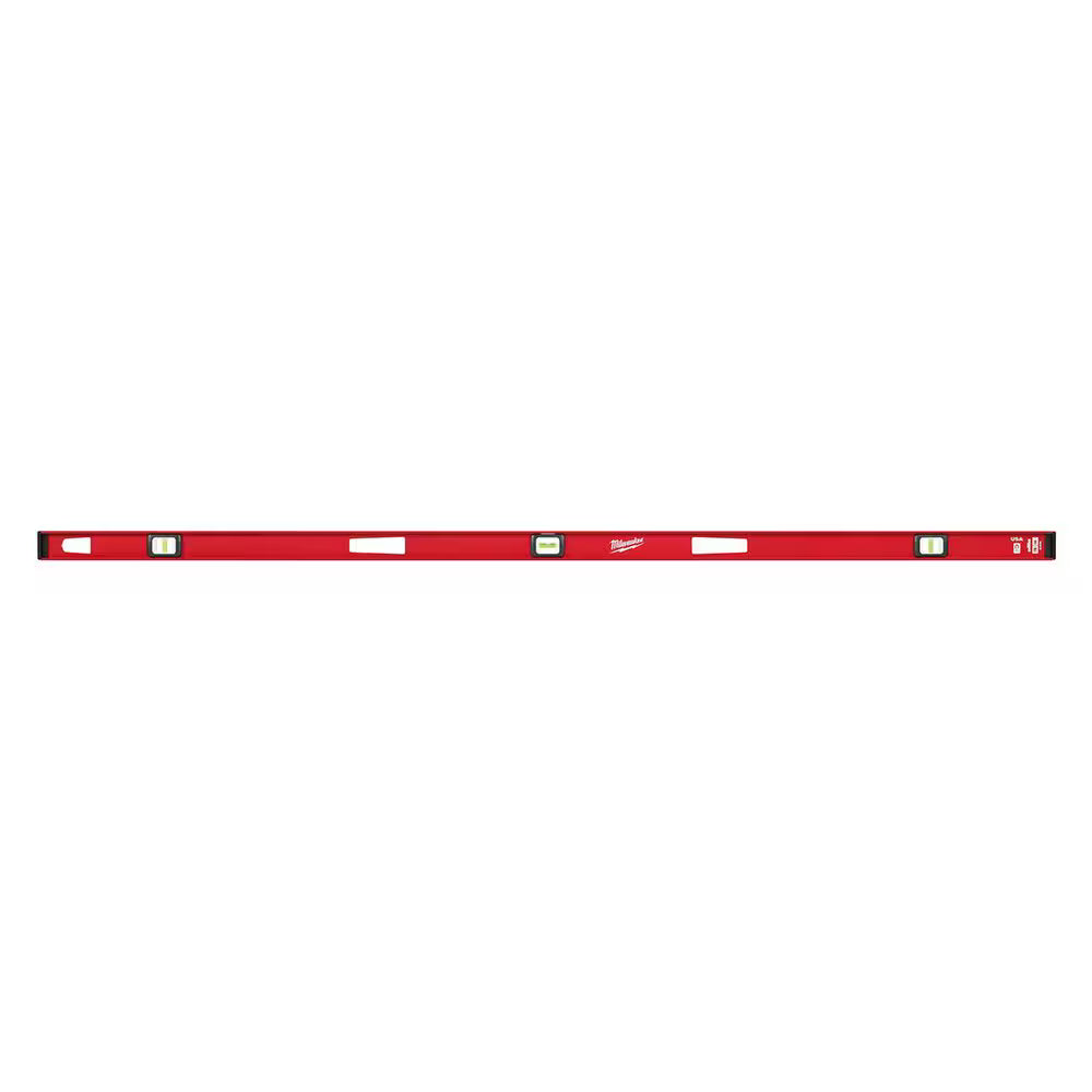 Milwaukee Tool 78-Inch Magnetic I-Beam Level | Heavy-Duty Professional Measuring Tool