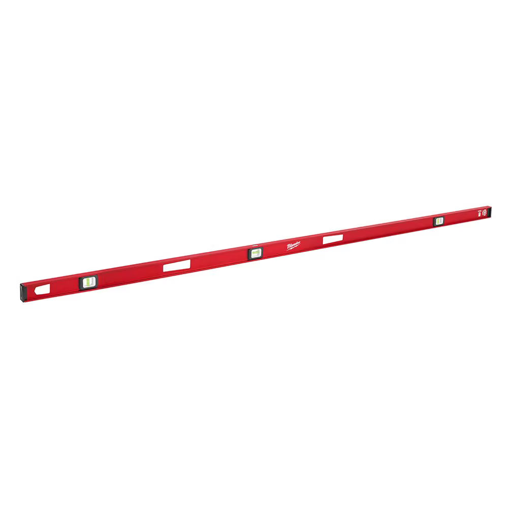 Milwaukee Tool 78-Inch Magnetic I-Beam Level | Heavy-Duty Professional Measuring Tool
