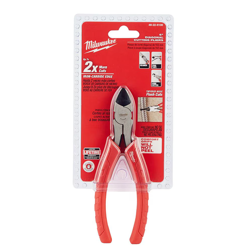 Milwaukee 48-22-6106 Tool 6 -inch Diagonal Cutting Pliers