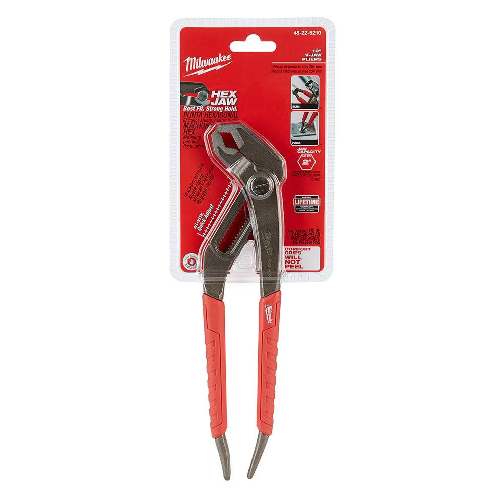 Milwaukee 48-22-6210 Tool 10 -inch V-Jaw Pliers