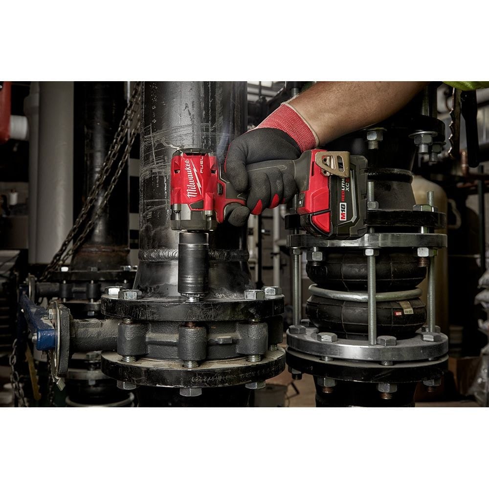 Milwaukee 2854-20 Tool M18 FUEL 18-Volt Lithium-Ion Brushless Cordless 3/8 -inch Compact Impact Wrench with Friction Ring