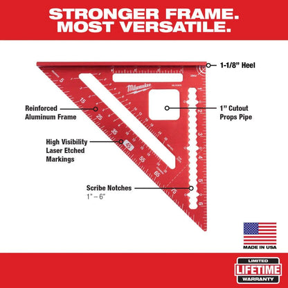 Milwaukee MLSQ070 Tool 7 -inch Rafter Square
