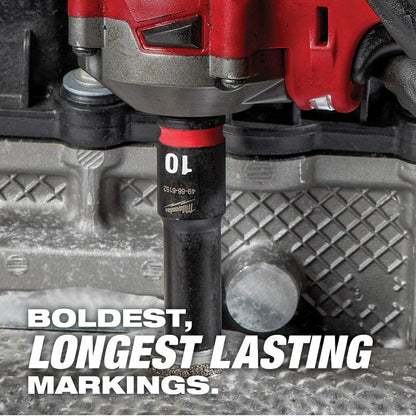 Milwaukee 49-66-7015 Tool SHOCKWAVE 1/2 -inch Drive Metric 6 Point Impact Socket Set (29-Piece)