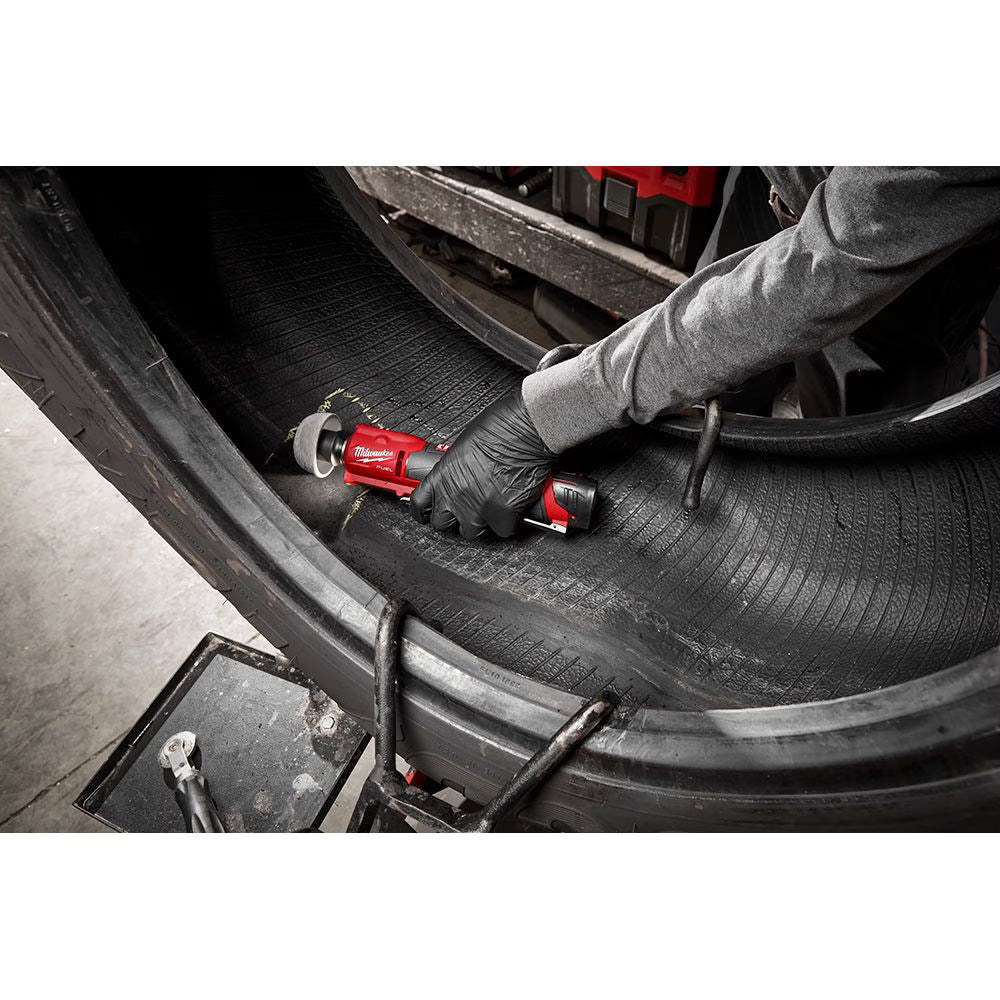 Milwaukee 2409-20 Tool M12 FUEL 12V Lithium-Ion Brushless Cordless Low Speed Tire Buffer (Tool-Only)