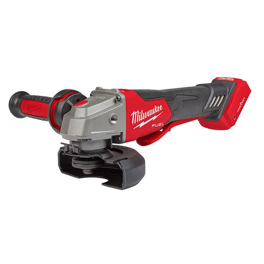 Milwaukee 2882-20 Tool M18 FUEL 18V Li-Ion Brushless Cordless 4-1/2-in/5-in Braking Grinder W/ Paddle Switch (Tool-Only)
