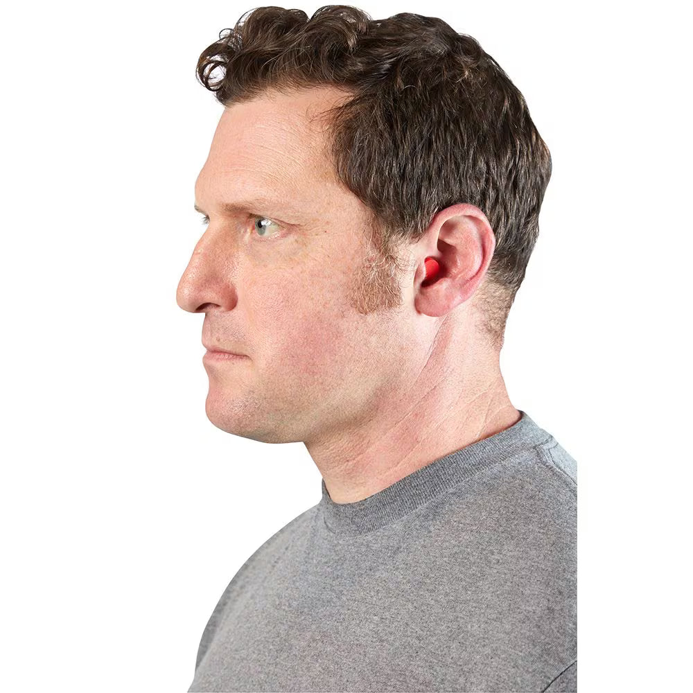 Milwaukee 48-73-3006 Tool Red Disposable Ear Plugs Individually Sealed Pairs (100 Pairs)