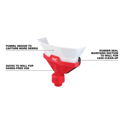 Milwaukee 49-90-2022 Tool AIR-TIP 1-1/4 in. - 2-1/2 in. Dust Collector Wet/Dry Shop Vacuum Attachment (1-Piece)