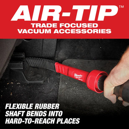 Milwaukee 49-90-2030 Tool AIR-TIP 1-1/4 in. - 2-1/2 in. Flexible Long Reach Crevice Tool Attachment for Wet/Dry Shop Vacuums