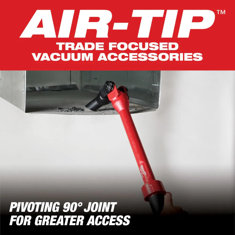 Milwaukee 49-90-2031 Tool AIR-TIP 1-1/4 in. - 2-1/2 in. Pivoting Extension Wand Wet/Dry Shop Vacuum Attachment (1-Piece)