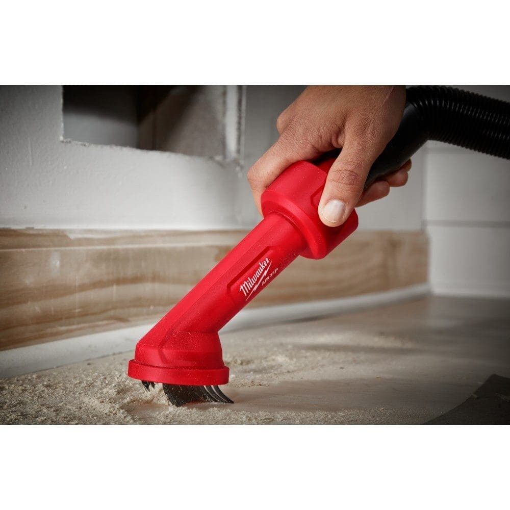 Milwaukee 49-90-2035 Tool AIR-TIP 1-1/4 in. - 2-1/2 in. Cross Brush Tool Wet/Dry Shop Vacuum Attachment (1-Piece)