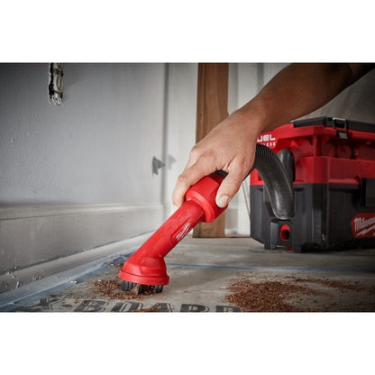 Milwaukee 49-90-2035 Tool AIR-TIP 1-1/4 in. - 2-1/2 in. Cross Brush Tool Wet/Dry Shop Vacuum Attachment (1-Piece)