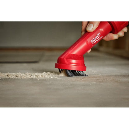 Milwaukee 49-90-2035 Tool AIR-TIP 1-1/4 in. - 2-1/2 in. Cross Brush Tool Wet/Dry Shop Vacuum Attachment (1-Piece)