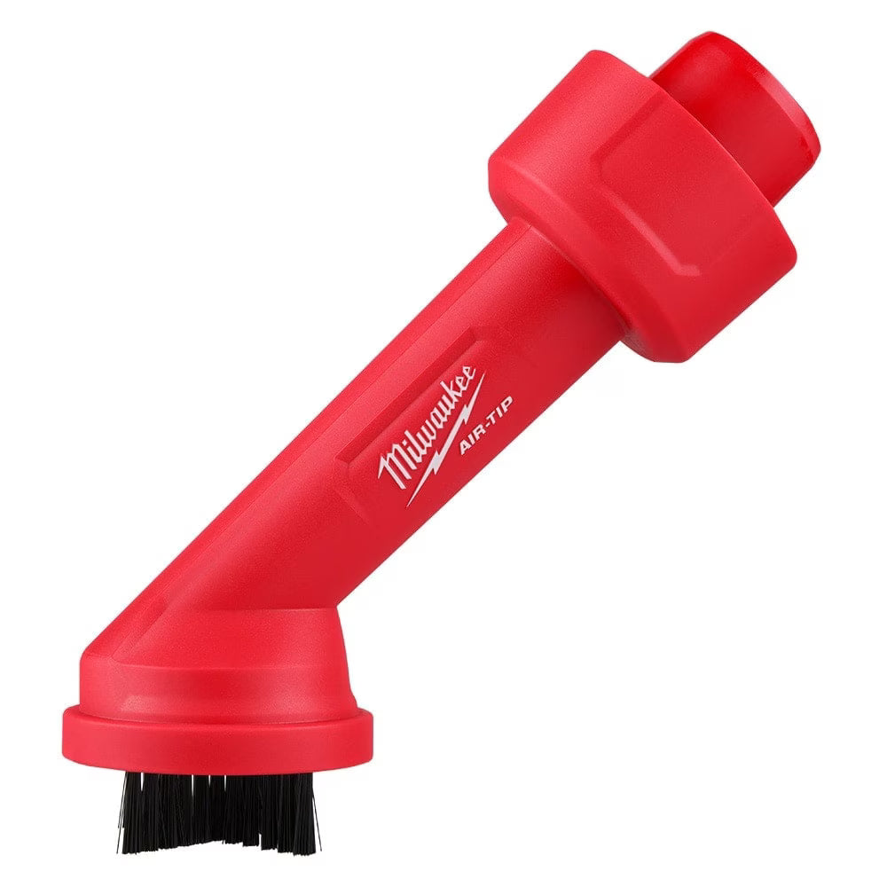 Milwaukee 49-90-2035 Tool AIR-TIP 1-1/4 in. - 2-1/2 in. Cross Brush Tool Wet/Dry Shop Vacuum Attachment (1-Piece)