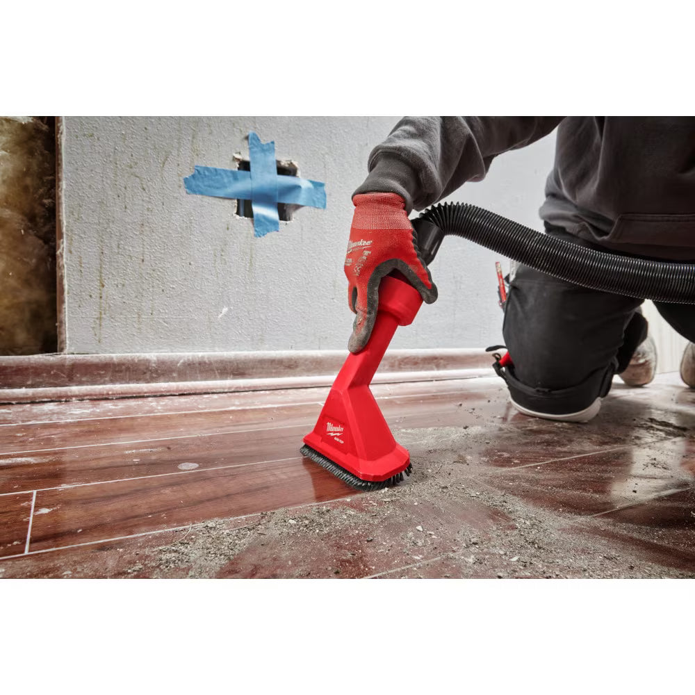 Milwaukee 49-90-2038 Tool AIR-TIP 1-1/4 in.-2-1/2 in. Rocking Utility Nozzle Attachment With Brushes For Wet/Dry Shop Vacuums