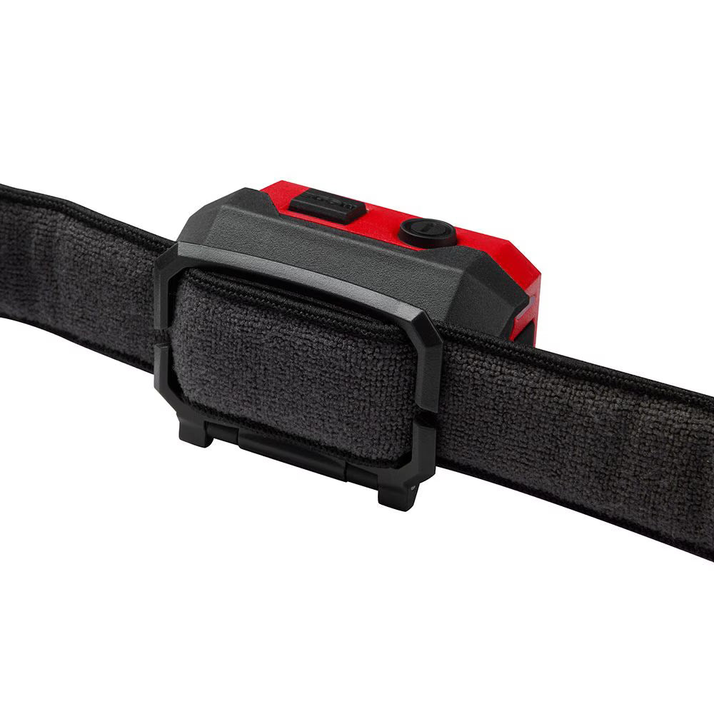 Milwaukee 2012R Tool 450 Lumens LED USB Internal Rechargeable Magnetic Hard Hat Headlamp and Task Light