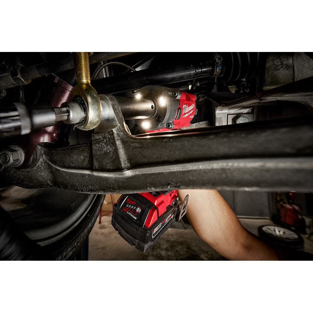 Milwaukee 2991-22 Tool M18 FUEL18-Volt Li-Ion Brushless Grinder and 3/8 Impact Wrench Kit (2-Tool) with (2) 5Ah Batteries