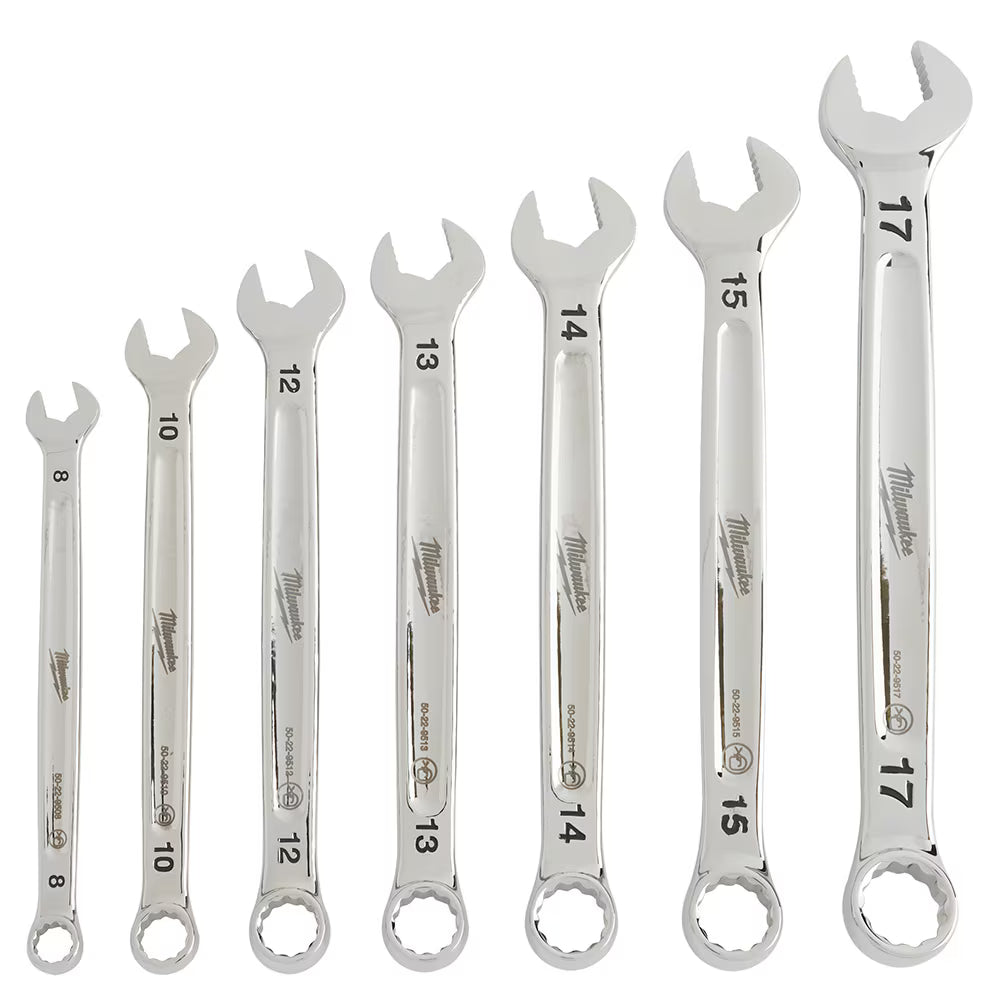 Milwaukee 48-22-9507 Tool Combination Metric Wrench Mechanics Tool Set (7-Piece)