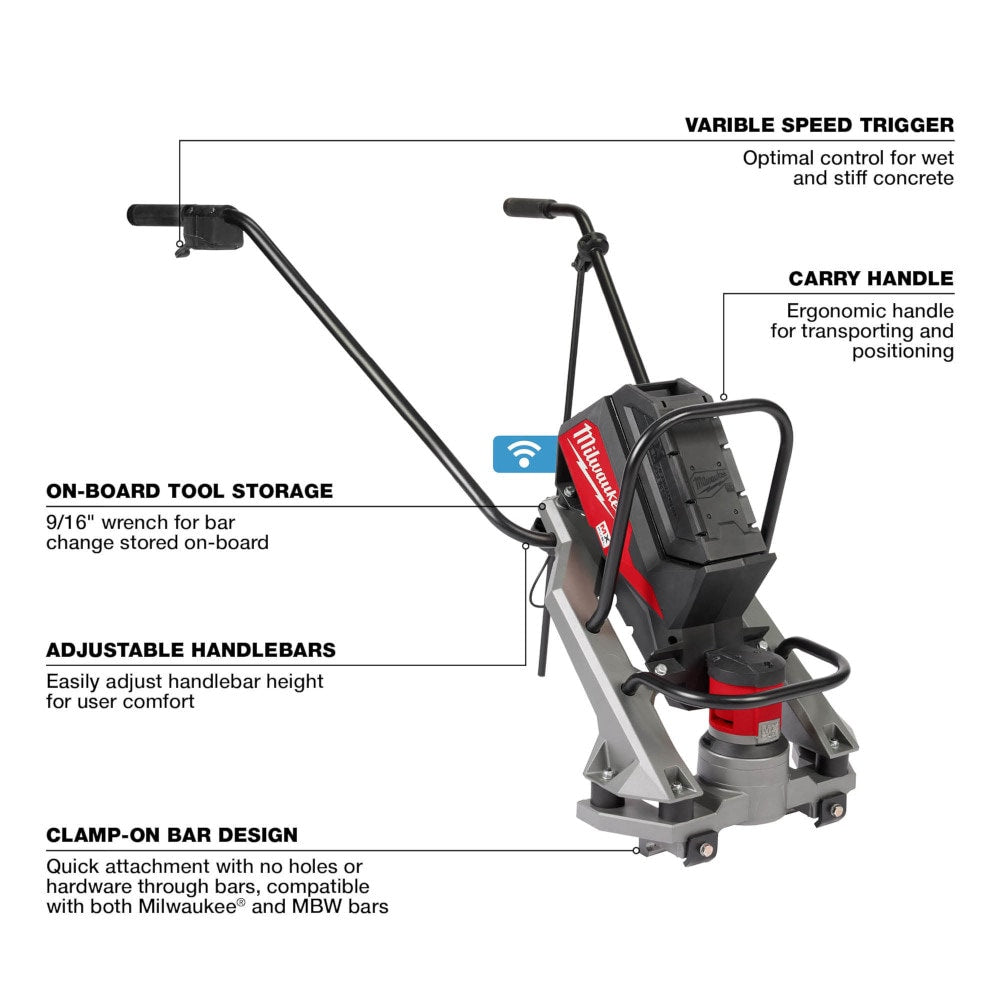 Milwaukee MXF381-2CP Tool MX FUEL Vibratory Screed Kit