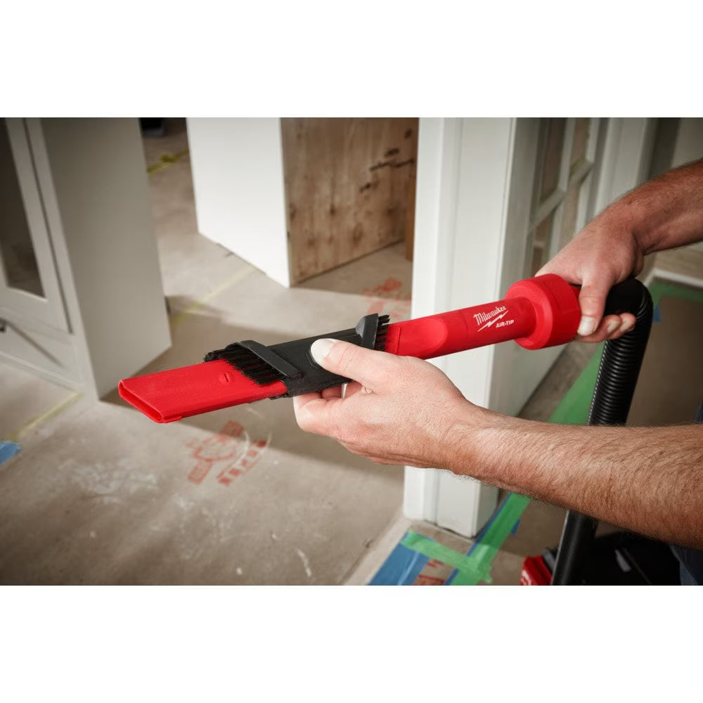 Milwaukee 49-90-2023 Tool AIR-TIP 1-1/4 in. - 2-1/2 in. 3-IN-1 Crevice and Brush Tool Wet/Dry Shop Vacuum Attachment (copy)