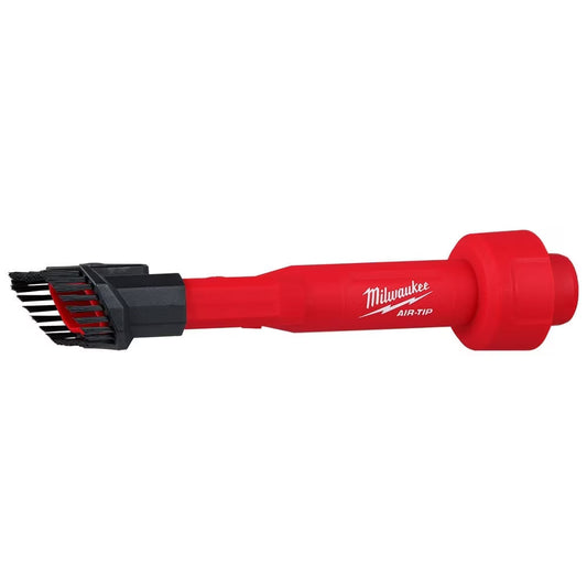 Milwaukee 49-90-2028 Tool AIR-TIP 1-1/4 in. - 2-1/2 in. 2-IN-1 Utility Brush Tool Wet/Dry Shop Vacuum Attachment