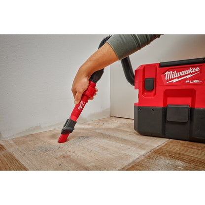 Milwaukee 49-90-2028 Tool AIR-TIP 1-1/4 in. - 2-1/2 in. 2-IN-1 Utility Brush Tool Wet/Dry Shop Vacuum Attachment
