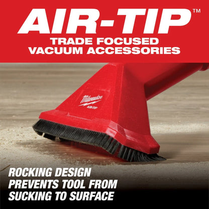 Milwaukee 49-90-2039 Tool AIR-TIP 2-1/2 in. Rocking Utility Nozzle Attachment With Brushes for Wet/Dry Shop Vacuums