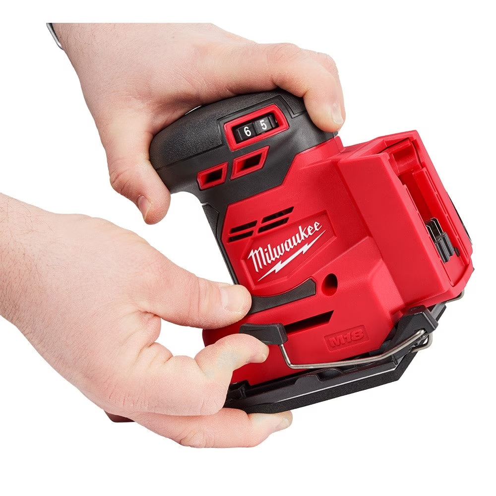 Milwaukee 2649-20 Tool M18 18-Volt Lithium-Ion Cordless Orbital 1/4 Sheet Sander (Tool Only)