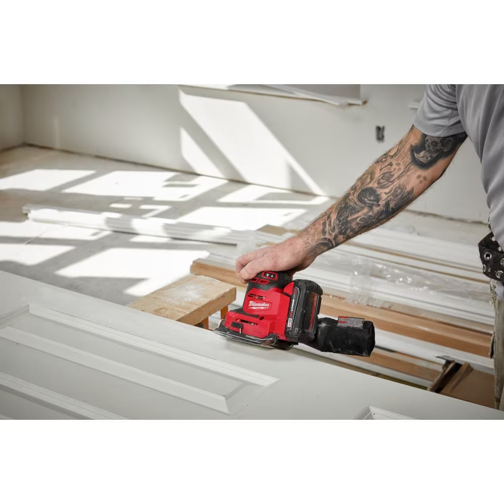 Milwaukee 2649-20 Tool M18 18-Volt Lithium-Ion Cordless Orbital 1/4 Sheet Sander (Tool Only)