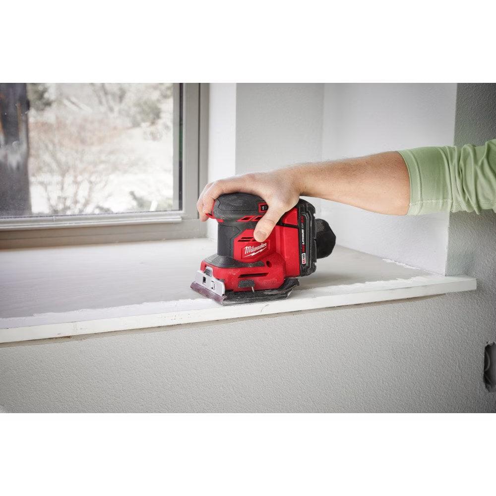 Milwaukee 2649-20 Tool M18 18-Volt Lithium-Ion Cordless Orbital 1/4 Sheet Sander (Tool Only)