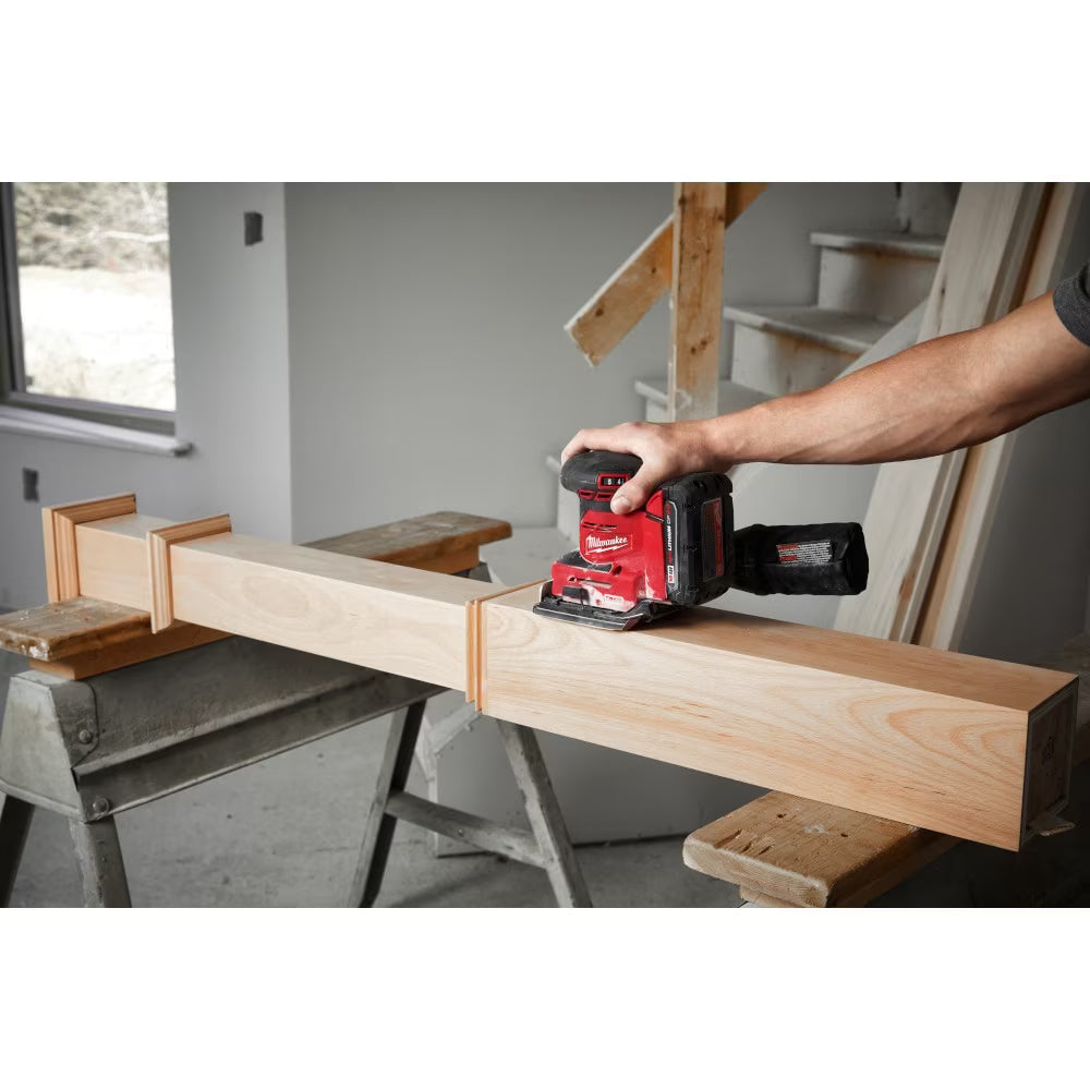 Milwaukee 2649-20 Tool M18 18-Volt Lithium-Ion Cordless Orbital 1/4 Sheet Sander (Tool Only)