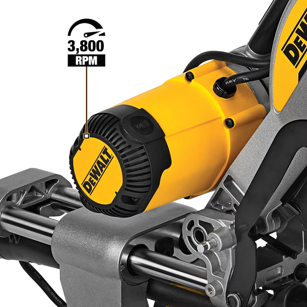 DEWALT DWS779 15 Amp Corded 12-Inch Double Bevel Sliding Compound Miter Saw, Blade Wrench and Material Clamp