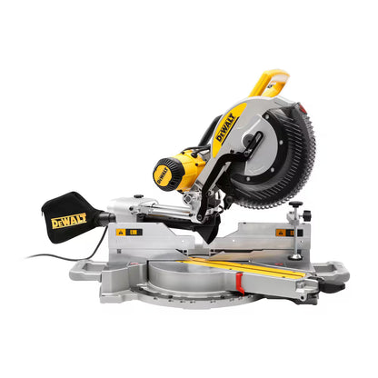 DEWALT DWS780 15 Amp Corded 12-Inch Double Bevel Sliding Compound Miter Saw, Blade Wrench and Material Clam